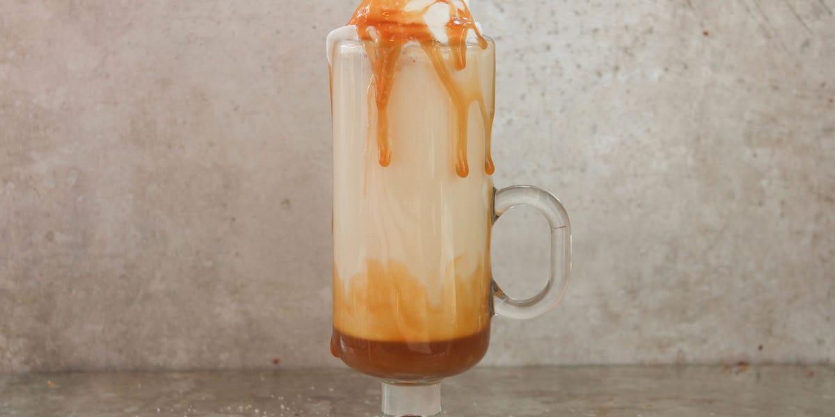 Salted Caramel White Hot Chocolate