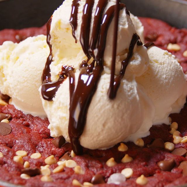 This Red Velvet Skillet Cookie Will Be Gone In Minutes