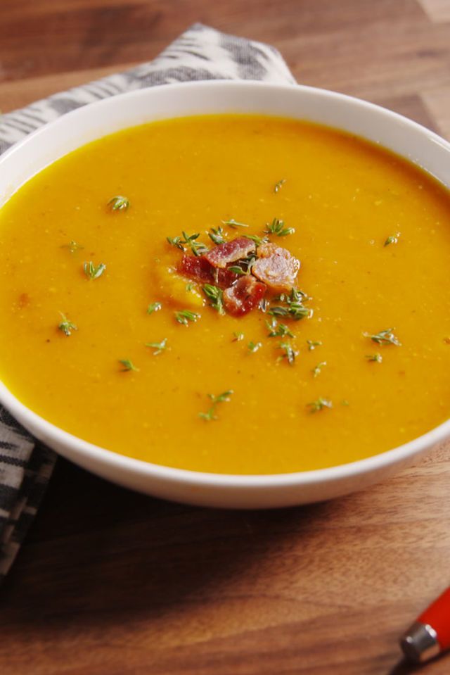 Roasted Butternut Squash Soup - Del's cooking twist