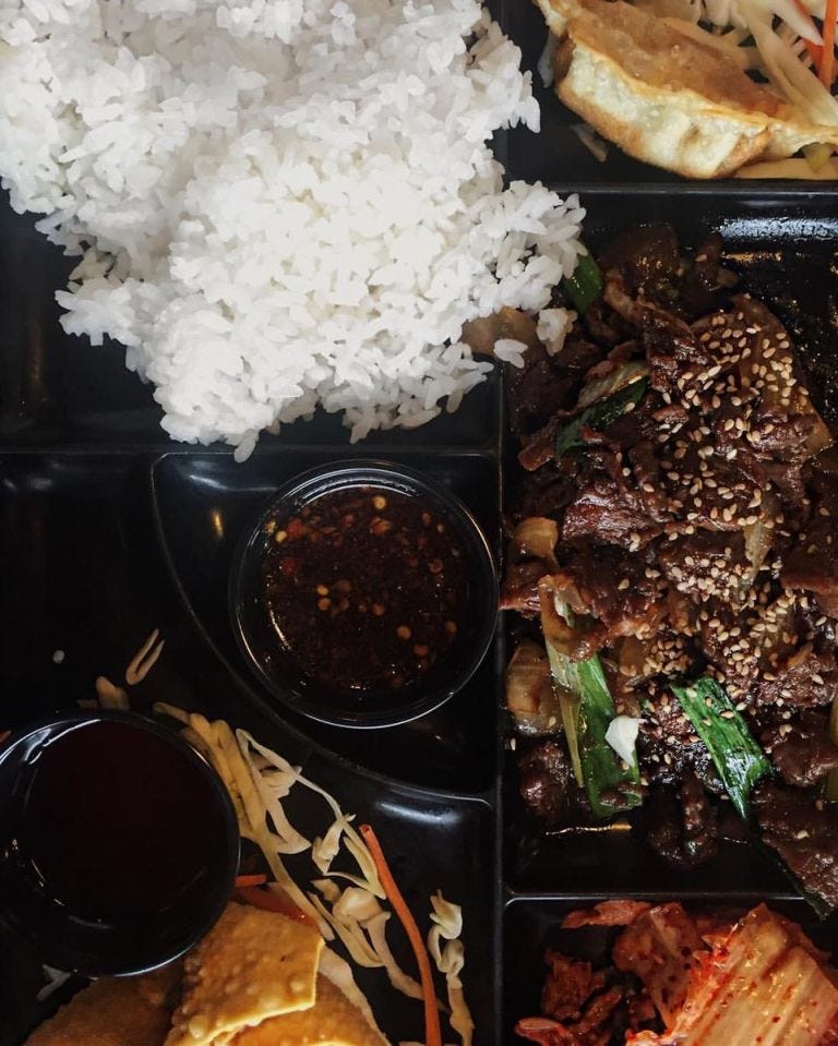 Food, Cuisine, Dish, Steamed rice, Recipe, Ingredient, Meal, Tableware, Cookware and bakeware, Rice, 