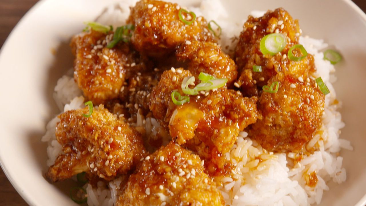 Best General Tso Cauliflower Recipe How To Make General Tso Cauliflower   Hd Aspect 1478299831 Delish General Tso Cauliflower 3 