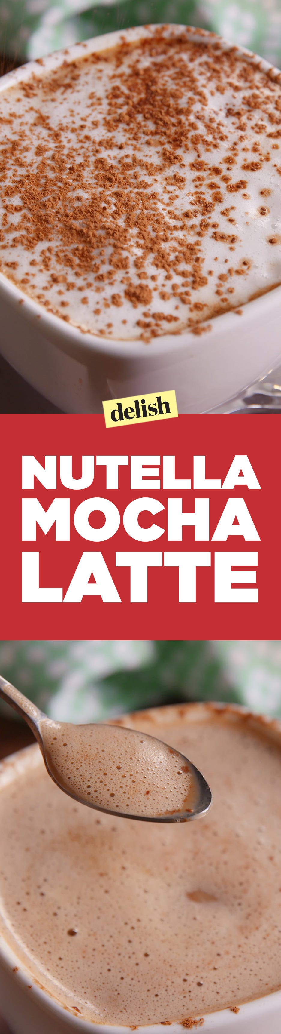 Nutella Mocha Latte Pinterest