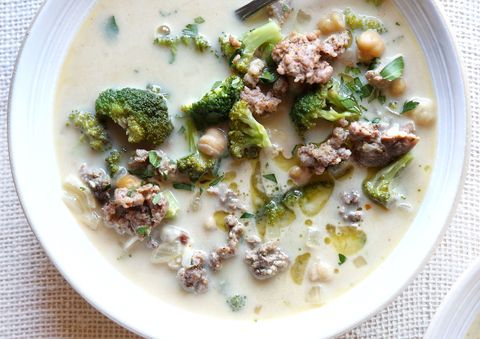 Creamy Italian Sausage and Broccoli Soup Recipe