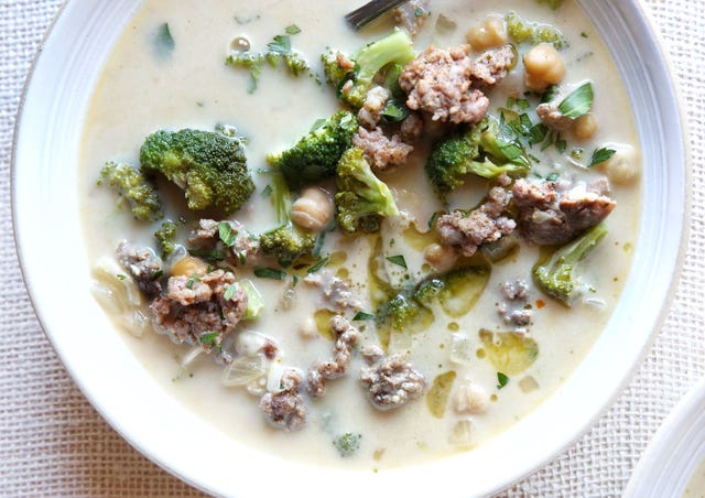 Creamy Italian Sausage and Broccoli Soup Recipe Creamy Italian Sausage and Broccoli Soup Recipe