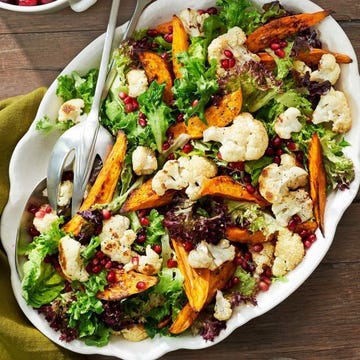 sweet potato and cauliflower salad