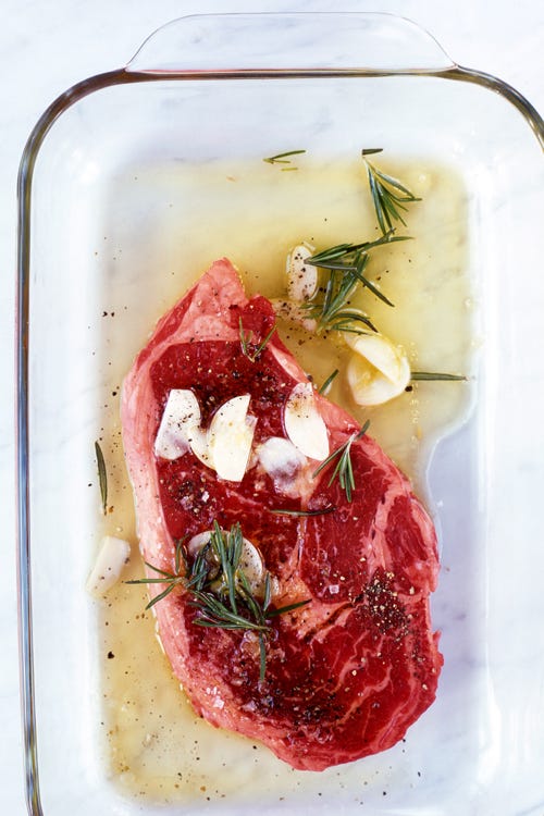 Food, Garnish, Meat, Produce, Recipe, Dishware, Red meat, Fruit, Salt-cured meat, Kitchen utensil, 