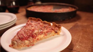 Malnati's deep dish pizza