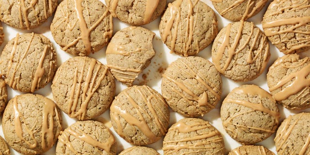 Black Tea Cardamom Cookies with Black Tea Icing