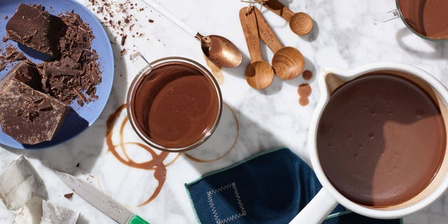 Mint Green Tea-Infused Hot Coco Mint Green Tea-Infused Hot Coco