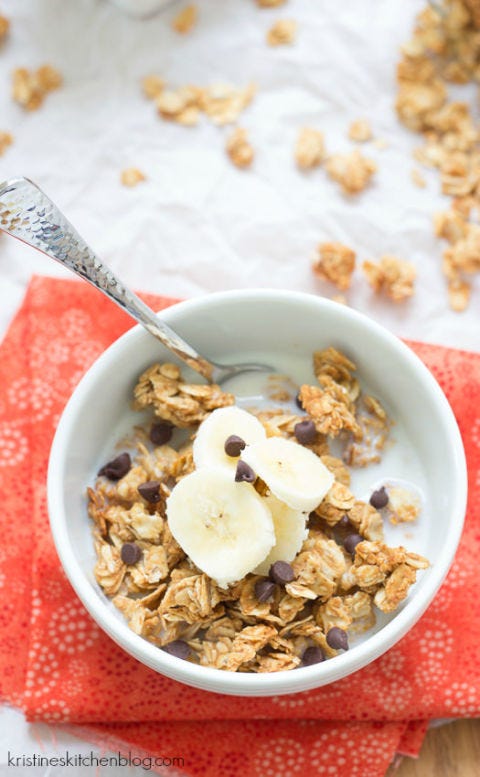 Dish, Food, Cuisine, Breakfast cereal, Meal, Breakfast, Granola, Ingredient, Snack, Vegetarian food, 