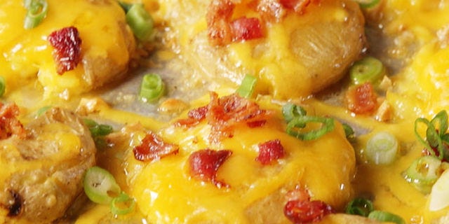 Loaded Smashed Potatoes