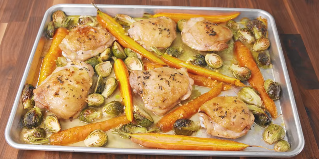 Brown Sugar, Garlic and Herb Chicken Thighs
