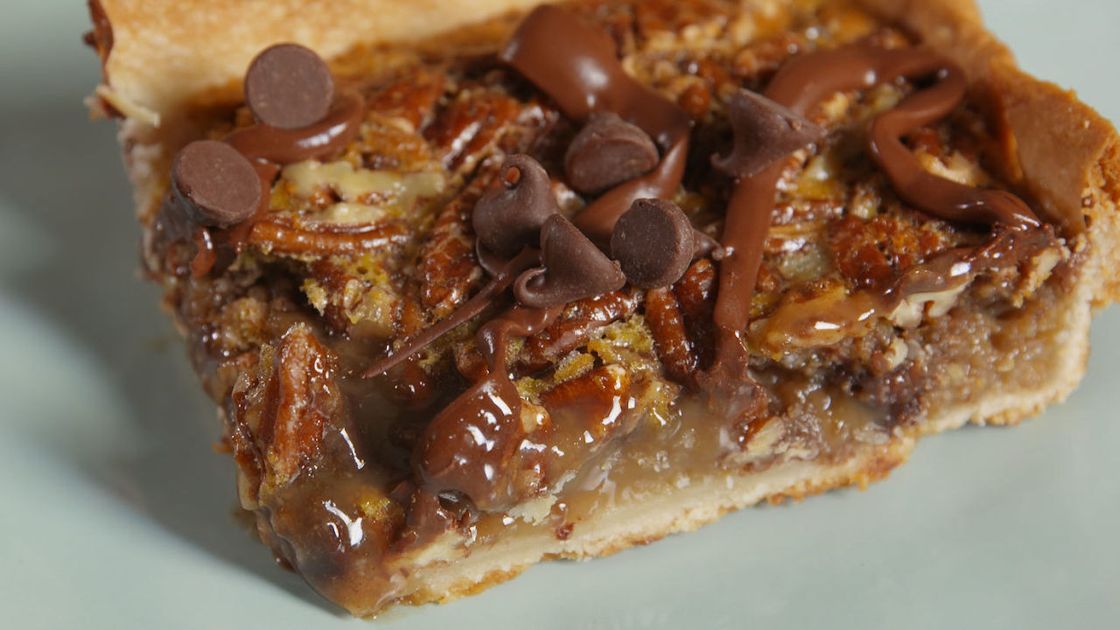 Best Chocolate Pecan Slab Pie Recipe How To Make Chocolate Pecan Pie