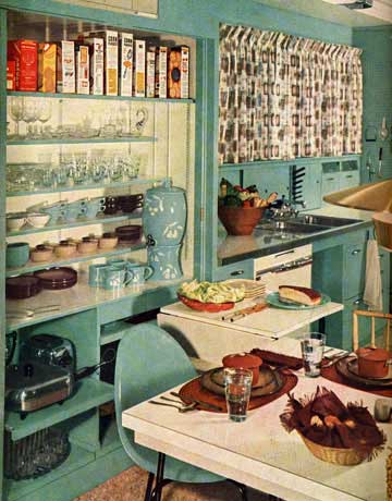 Shelf, Dishware, Cuisine, Furniture, Shelving, Table, Cupboard, Recipe, Dish, Teal, 