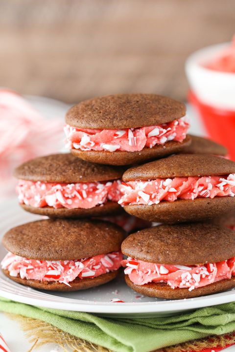 Candy Cane Cookie Sandwiches Recipe