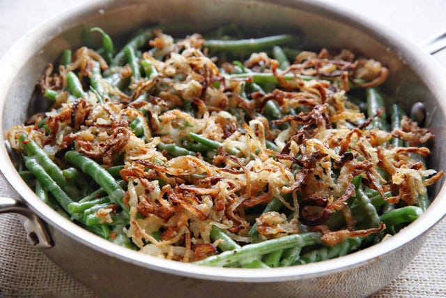 Garlicky Green Beans with Crispy Onions Recipe Garlicky Green Beans with Crispy Onions Recipe