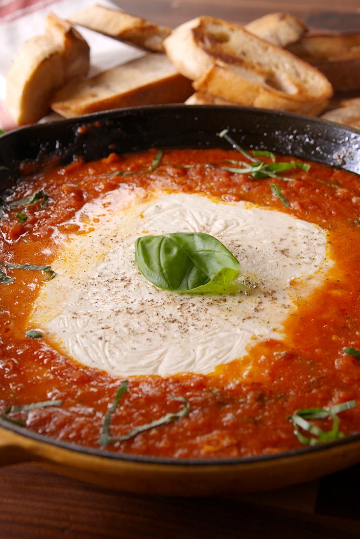 Baked Mozzarella Vertical