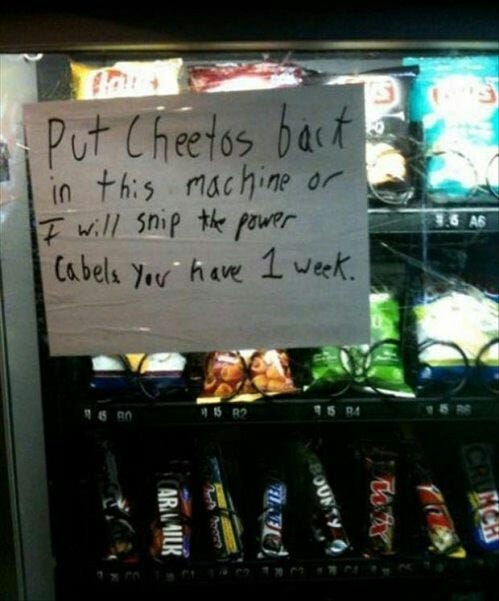 vending machine