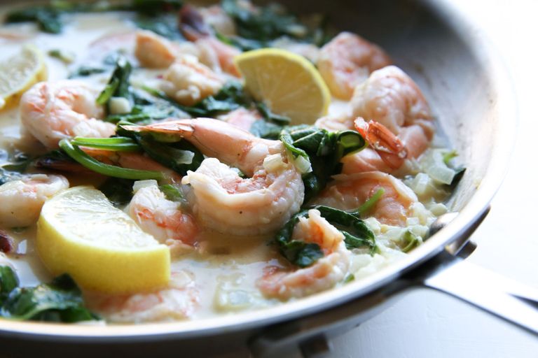 Best Creamy Lemon Shrimp with Spinach Recipe - How To Make ...