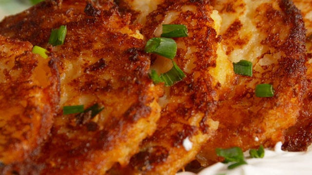 Video player poster image preview for Fried Mashed Potatoes = Best Way To Use Up Leftovers