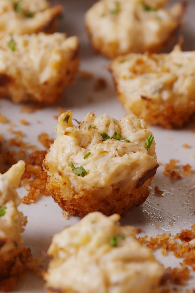 Baking Crab Cake Bites Video — Crab Cake Bites Recipe How To Video