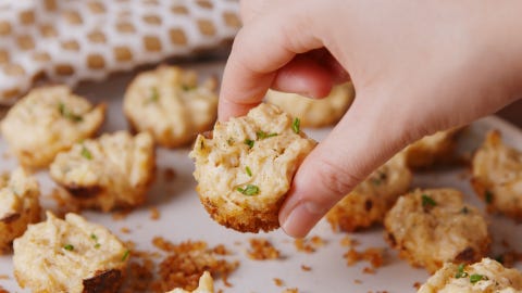 Baking Crab Cake Bites Video — Crab Cake Bites Recipe How To Video