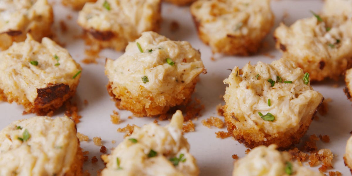 Baking Crab Cake Bites Video — Crab Cake Bites Recipe How To Video