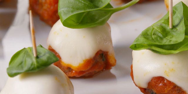 Meatball Parm Skewers 