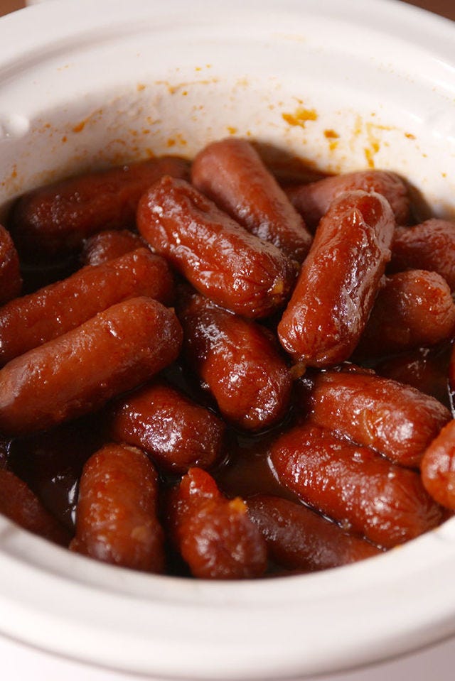 slow cooker bourbon smokies