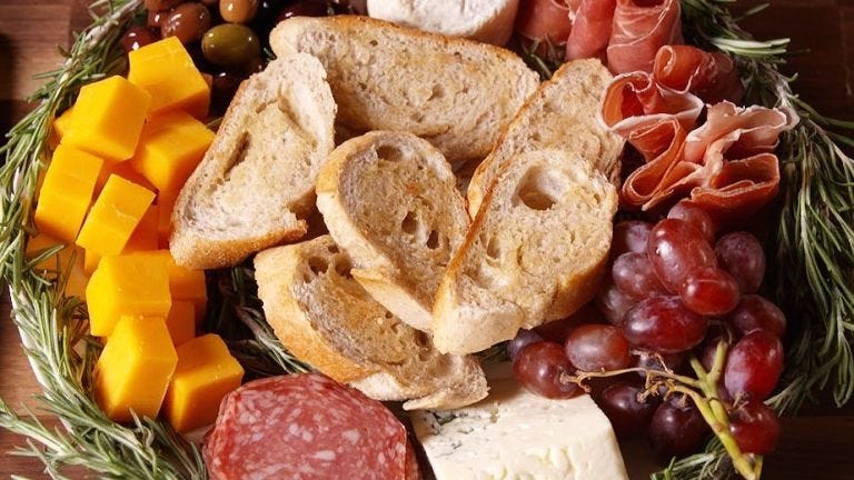 Video player poster image preview for Everyone Will be Copying You and This Antipasto Wreath Idea...