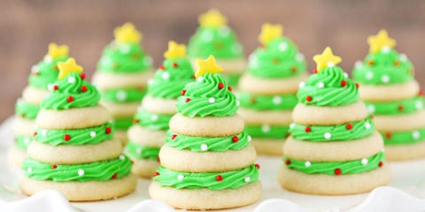 Christmas Tree Cookie Stacks Horizontal Christmas Tree Cookie Stacks Horizontal