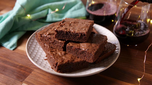 Red Wine Brownies