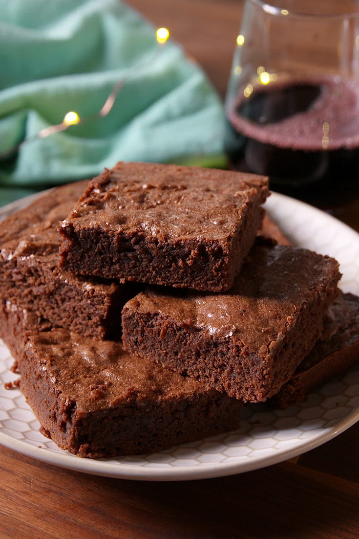 red wine brownies