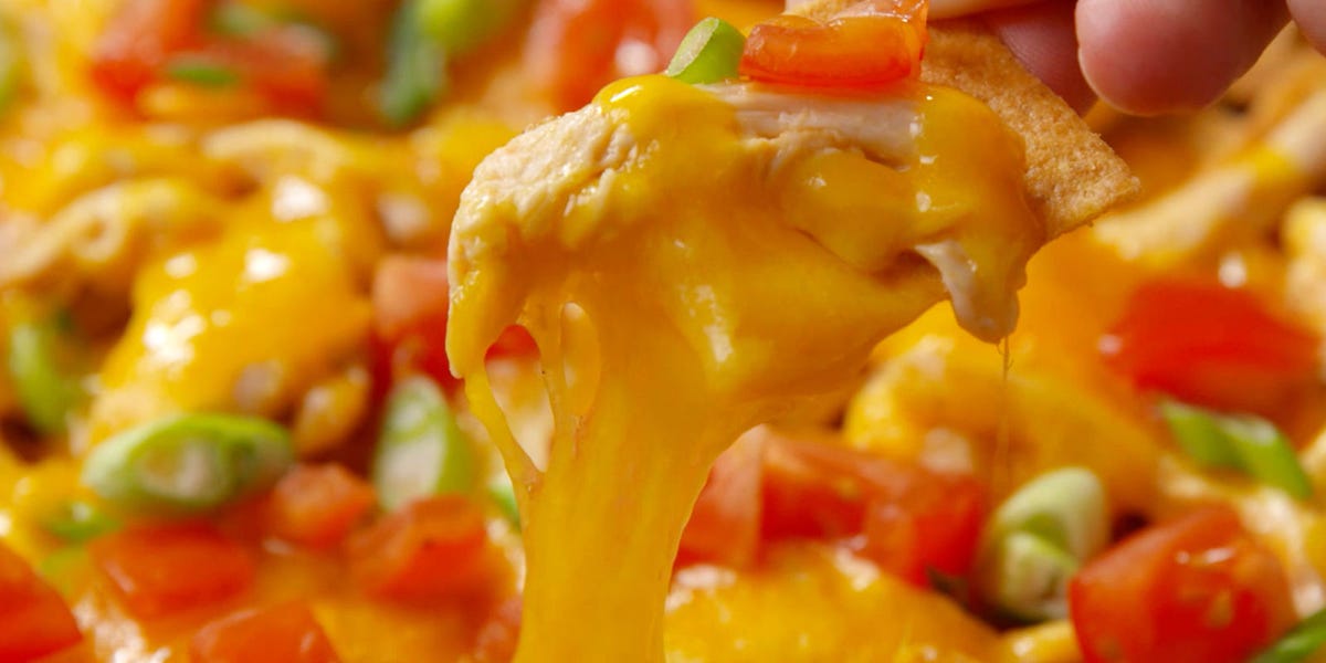 Cheddar Chicken Ranch Nachos