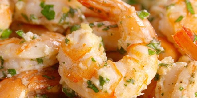 Garlicky Shrimp Cocktail