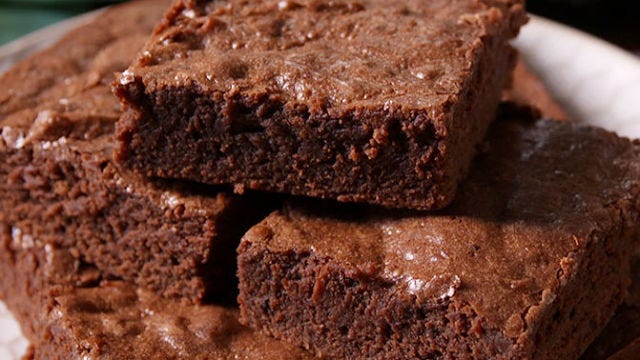 Video player poster image preview for Red Wine Brownies Are The Sweetest Way To Unwind