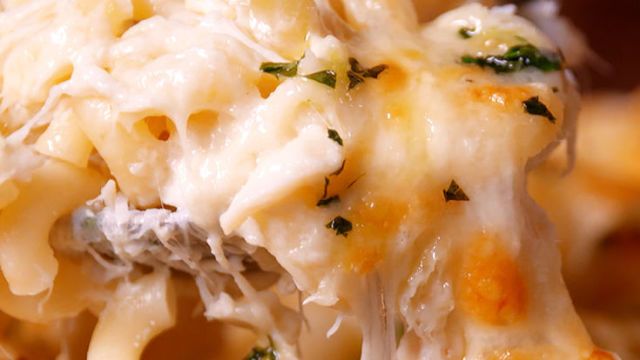 preview for The Only Thing Better Than Macaroni and Cheese? Crab Mac & Cheese.