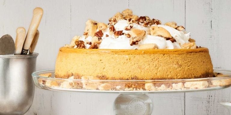 Pumpkin Cheesecake with Cookie Crust Recipe