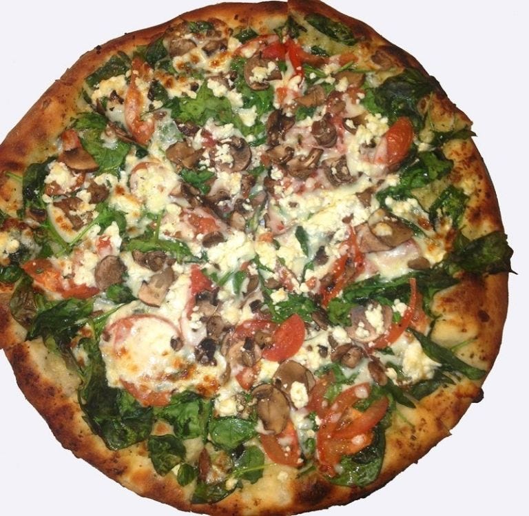Food, Green, Cuisine, Baked goods, Pizza, Dish, Ingredient, Finger food, Pizza cheese, Recipe, 