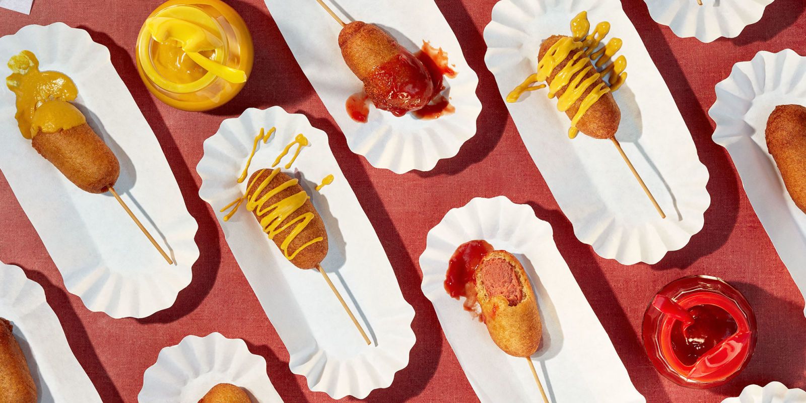 miniature corn dogs