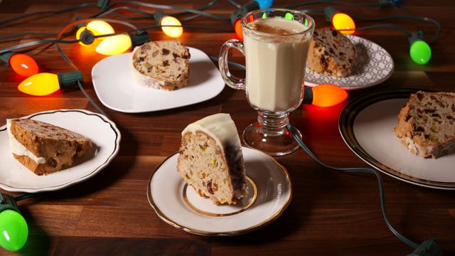 Seriously Delish Fruitcake Horizontal Slice