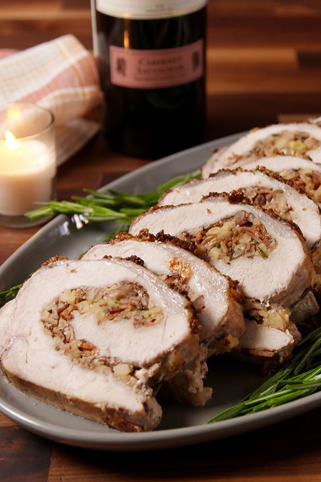 Best Stuffed Pork Loin Recipe How To Make Stuffed Pork Loin   Gallery 1481827663 Delish Stuffed Pork Loin Delish 2 