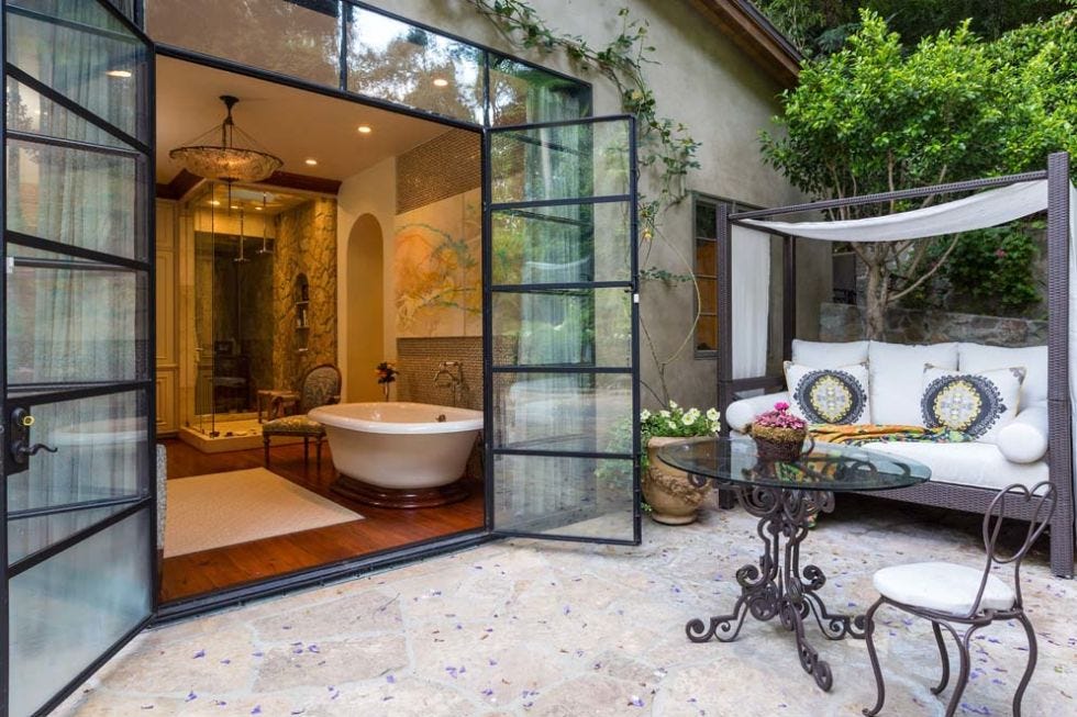 Lighting, Interior design, Property, Architecture, Floor, Room, Wall, Flooring, Tile, Real estate, 