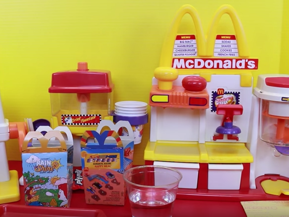Mcdonald's French Fries Maker Happy Meal Magic Vintage McDonalds Food Toys  Pretend Play Toy for Kids 
