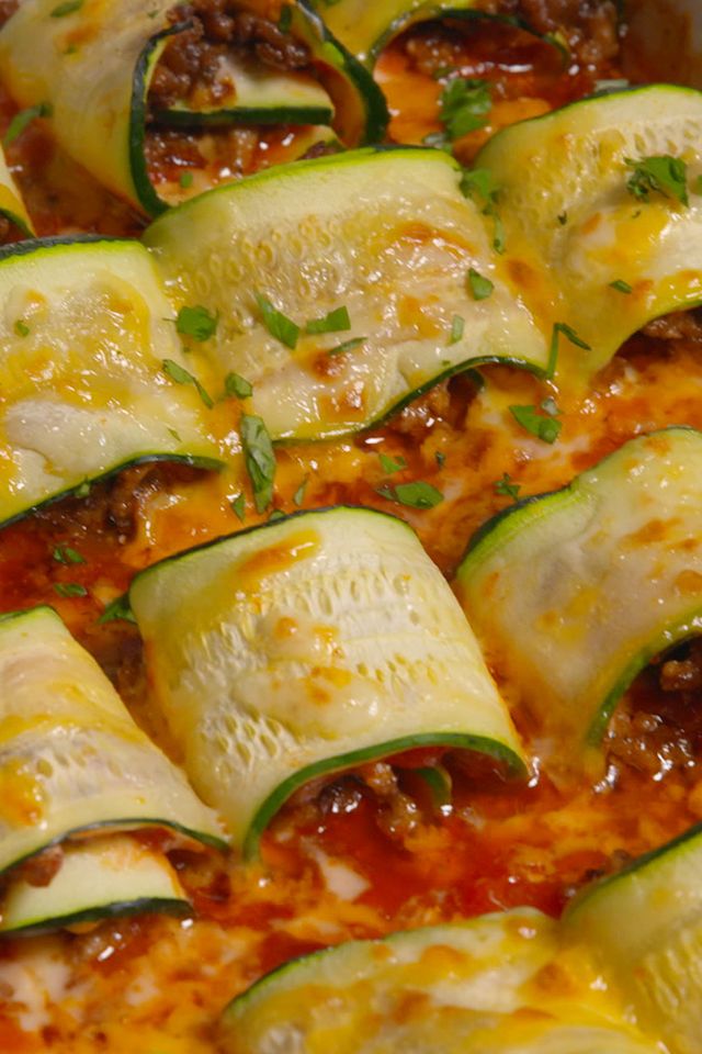 Zucchini Taco Roll-Ups - Delish.com