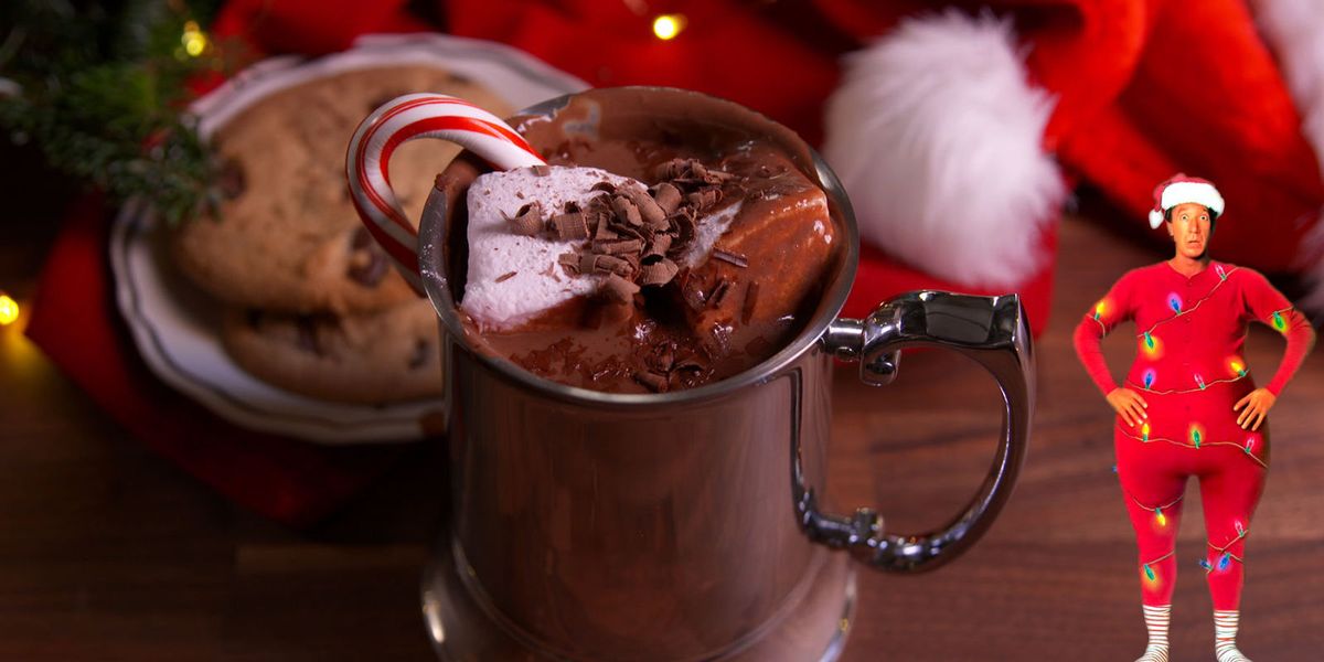 How to Make Santa Clause Hot Cocoa Video - Santa Clause-Inspired Hot Chocolate - Delish.com