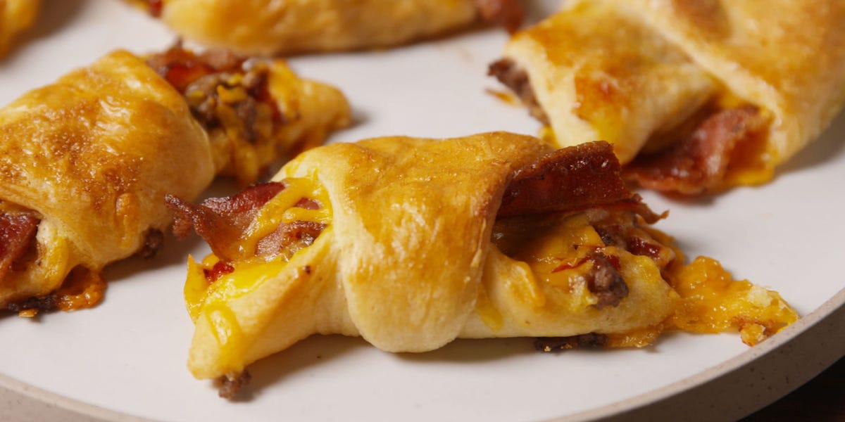 Bacon Cheeseburger In A Blanket