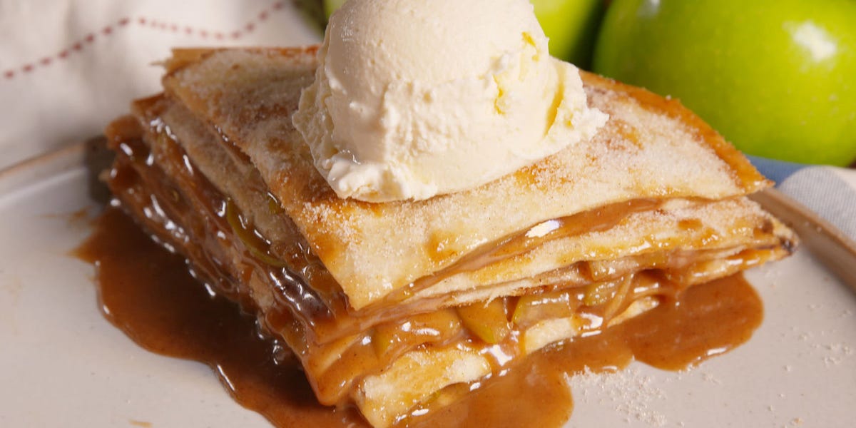 Caramel Apple Quesadilla