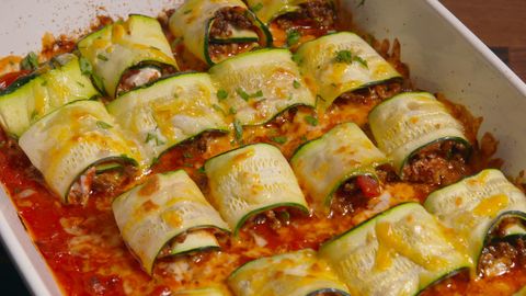 preview for Zucchini Taco Roll-U.s.Are The Low-Carb Dinner You've Been Waiting For!  Zucchini Taco Roll-Ups hd aspect 1482516768 delish zucchini taco roll ups 01