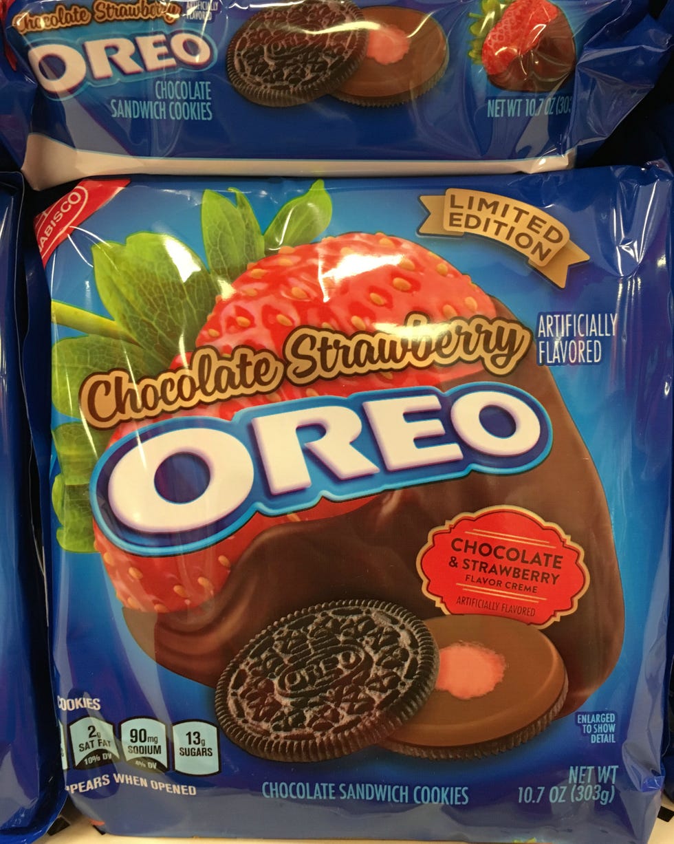 Chocolate covered strawberry oreo